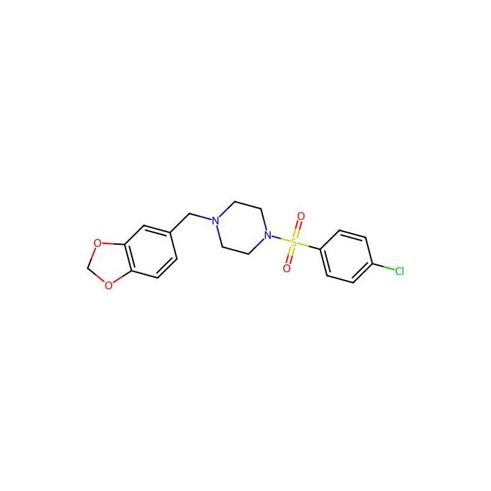 1-(1,3-Benzodioxol-5-ylmethyl)-4-[(4-chlorophenyl)sulfonyl]piperazine -  CAS No(326907-59-9) by Aladdin Scientific