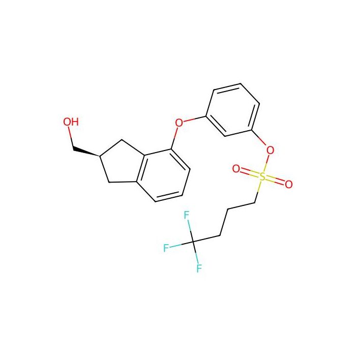 1-Butanesulfonic acid, 4,4,4-trifluoro-, 3-(((2R)-2,3-dihydro-2-(hydroxymethyl)-1H-inden-4-yl)oxy)phenyl ester -  CAS No(212188-60-8) by Aladdin Scientific