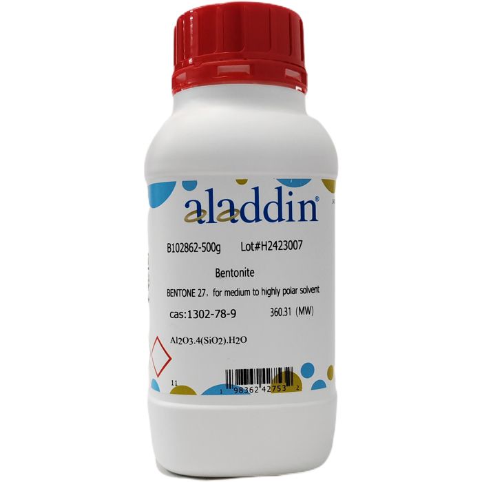 Bentonite - BENTONE 27，for medium to highly polar solvent CAS No(1302-78-9) by Aladdin Scientific