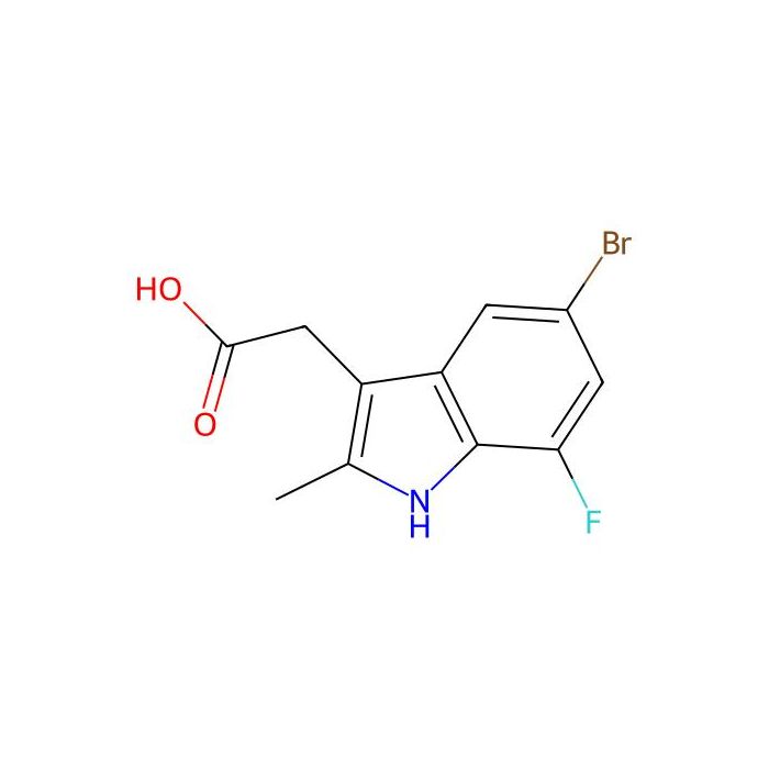 (5-bromo-7-fluoro-2-methyl-1H-indol-3-yl)acetic acid - ≥93% CAS No(383131-71-3) by Aladdin Scientific