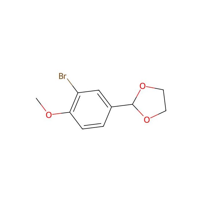 1-Bromo-5-(1,3-dioxolan-2-YL)-2-methoxybenzene - ≥95% CAS No(223418-72-2) by Aladdin Scientific