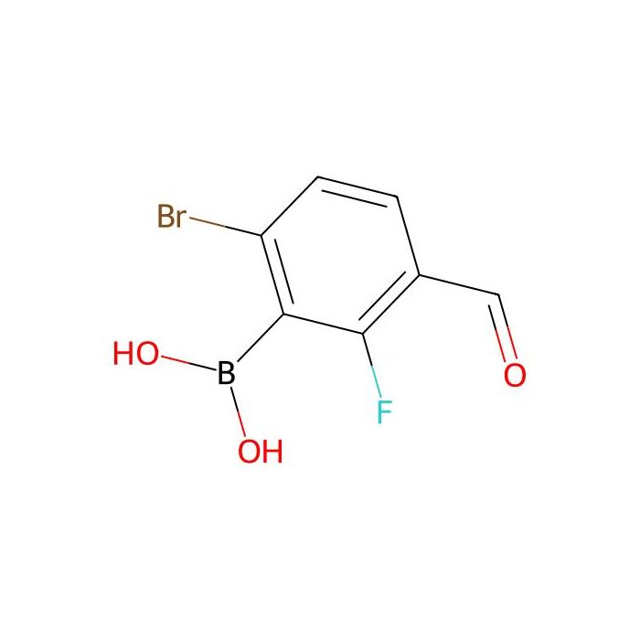 (6-Bromo-2-fluoro-3-formylphenyl)boronic acid - ≥95% CAS No(1315340-55-6) by Aladdin Scientific