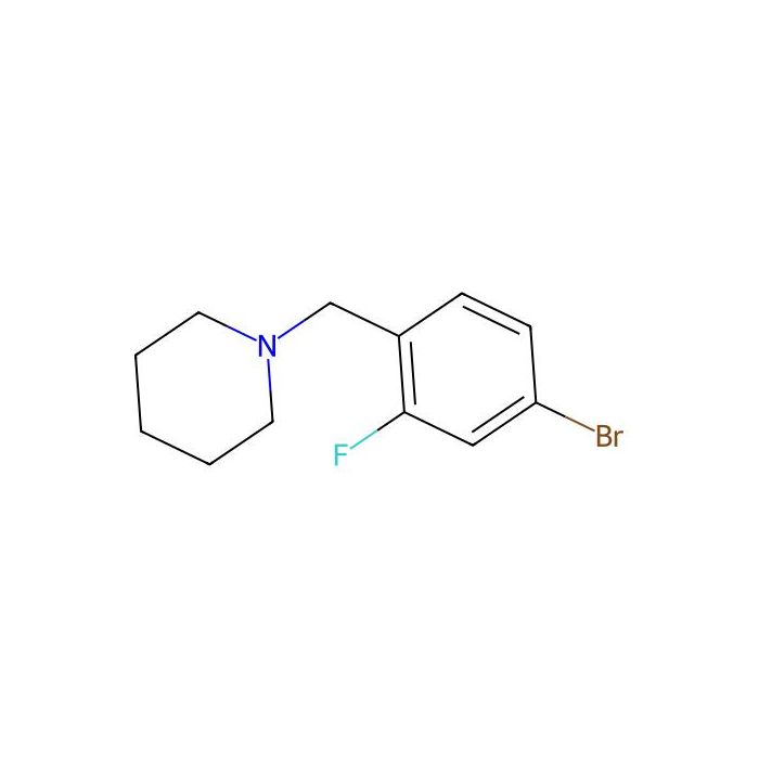 1-(4-Bromo-2-fluorobenzyl)piperidine - ≥98% CAS No(1200131-18-5) by Aladdin Scientific