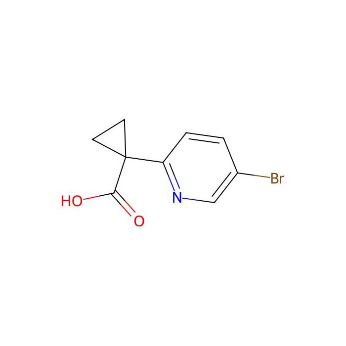 1-(5-Bromopyridin-2-YL)cyclopropanecarboxylic acid - ≥95% CAS No(827628-42-2) by Aladdin Scientific