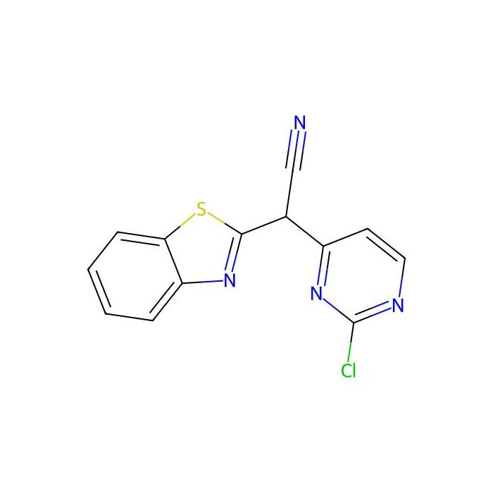 2-(Benzo[d]thiazol-2-yl)-2-(2-chloropyrimidin-4-yl)acetonitrile -  CAS No(345986-38-1) by Aladdin Scientific