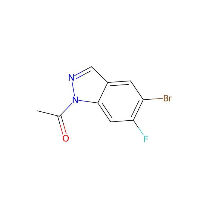 1-(5-bromo-6-fluoro-1H-indazol-1-yl)ethanone - ≥97% CAS No(633335-81-6) by Aladdin Scientific