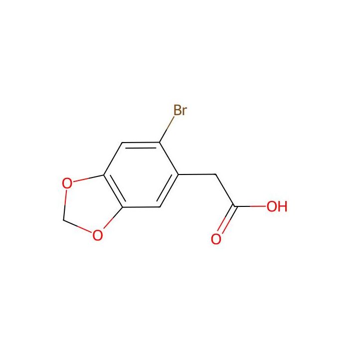 (6-Bromo-1,3-benzodioxol-5-yl)acetic acid - ≥95% CAS No(5470-14-4) by Aladdin Scientific