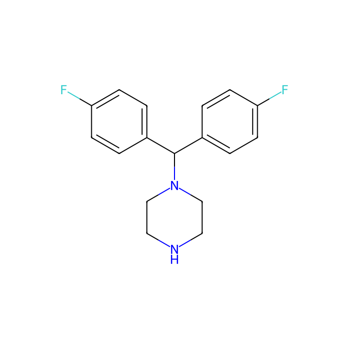 1-Bis(4-fluorophenyl)methyl piperazine - ≥97% CAS No(27469-60-9) by Aladdin Scientific