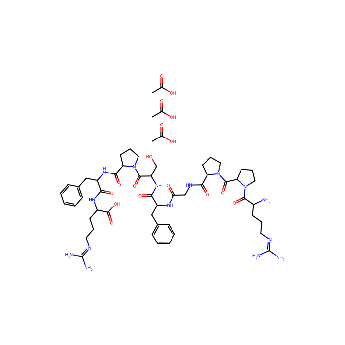 Bradykinin triacetate salt - ≥95% CAS No(5979-11-3) by Aladdin Scientific