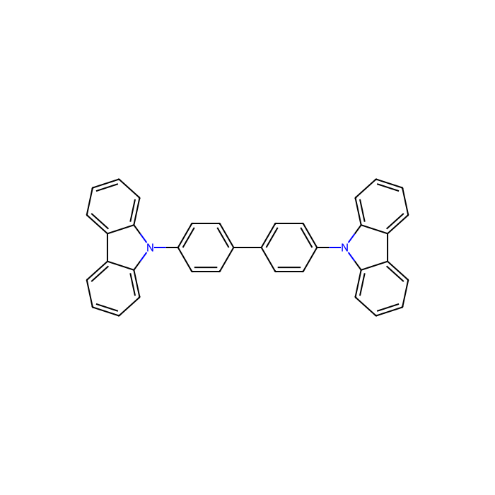 4,4'-Bis(N-carbazolyl)-1,1'-biphenyl - ≥98% CAS No(58328-31-7) by Aladdin Scientific