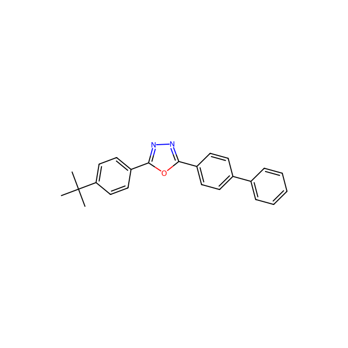 2-(4-tert-Butylphenyl)-5-(4-biphenylyl)-1,3,4-oxadiazle（PBD） - ≥99% CAS No(15082-28-7) by Aladdin Scientific