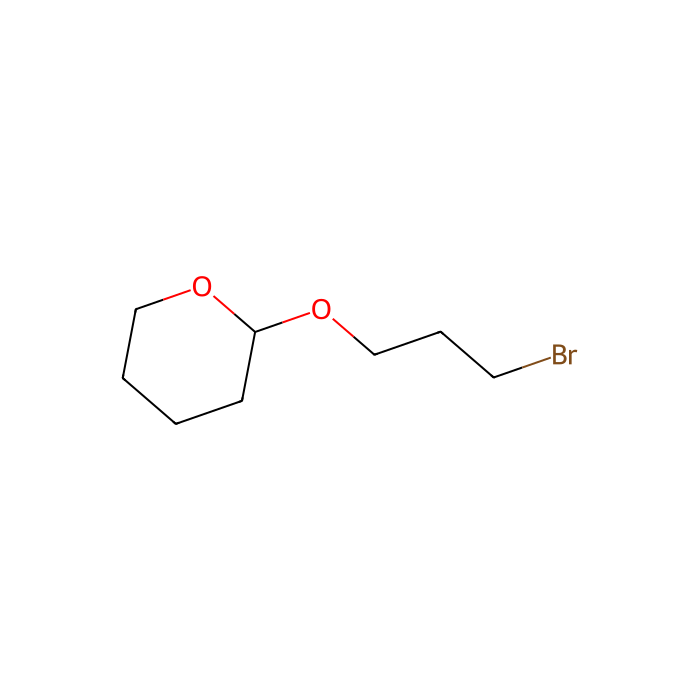 2-(3-Bromopropoxy)tetrahydro-2H-pyran - ≥97%, stabilized with potassium carbonate CAS No(33821-94-2) by Aladdin Scientific