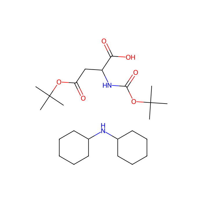N-Boc-L-aspartic acid 4-tert-butyl ester dicyclohexylammonium salt - ≥98% CAS No(1913-12-8) by Aladdin Scientific