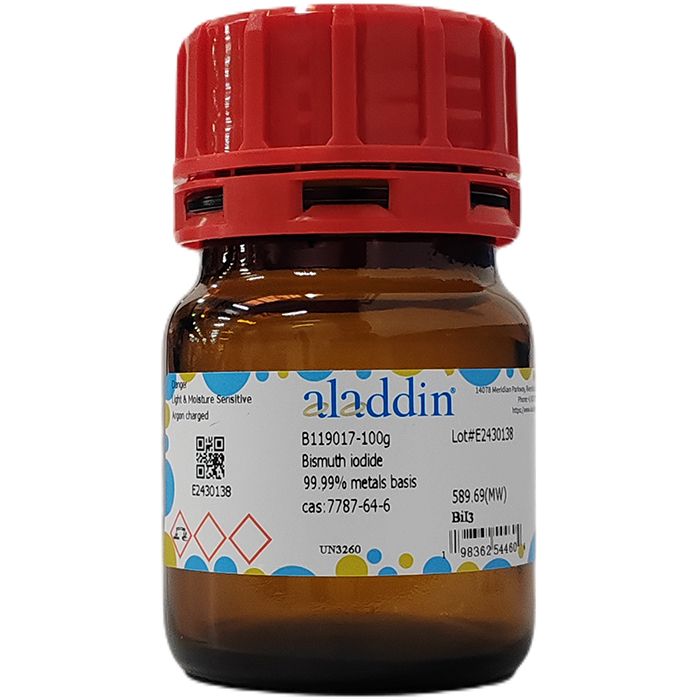 Bismuth iodide - PrimorTrace™, ≥99.99% metals basis CAS No(7787-64-6) by Aladdin Scientific