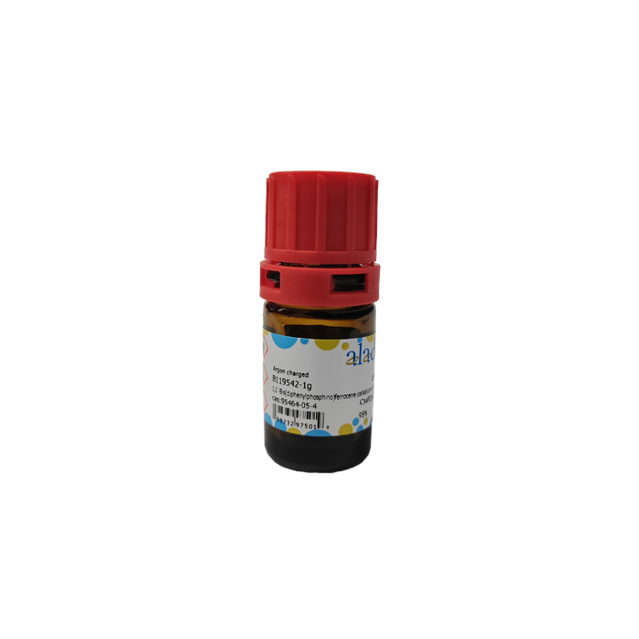 1,1'-Bis(diphenylphosphino)ferrocene-palladium dichloride dichloromethane adduct - ≥98% CAS No(95464-05-4) by Aladdin Scientific