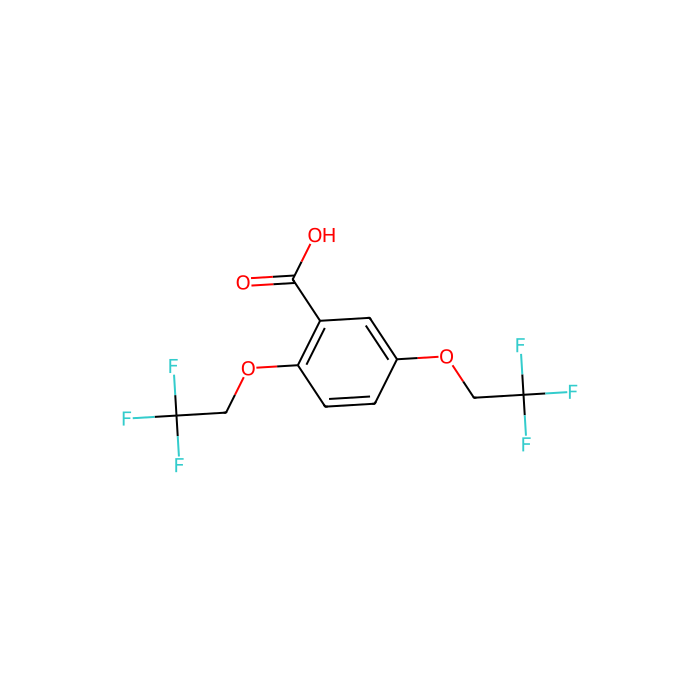 2,5-Bis(2,2,2-trifluoroethoxy)benzoic Acid - ≥98% CAS No(35480-52-5) by Aladdin Scientific