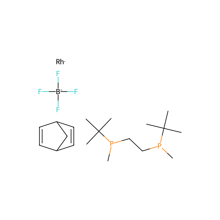 (S,S)-1,2-Bis[(tert-butyl)methylphosphino]ethane[η-(2,5-norbornadiene)]rhodium(I) Tetrafluoroborate -  CAS No(203000-59-3) by Aladdin Scientific