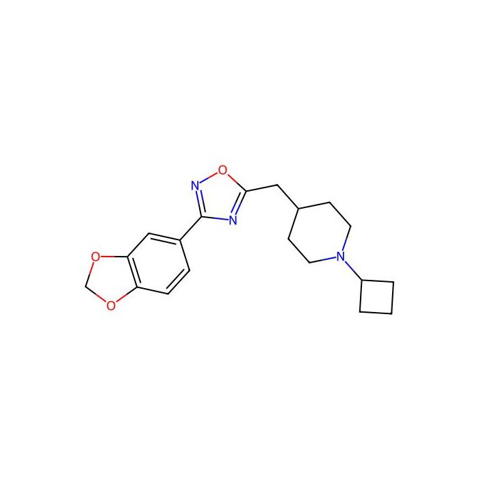 3-(Benzo[d][1,3]dioxol-5-yl)-5-((1-cyclobutylpiperidin-4-yl)methyl)-1,2,4-oxadiazole - ≥99% CAS No(1448422-61-4) by Aladdin Scientific