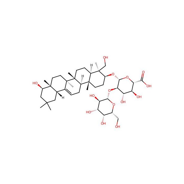 (3beta,4beta,21alpha)-21,23-dihydroxyolean-12-en-3-yl-2-O-beta-D-galactopyranosyl-beta-D-Glucopyranosiduronic acid - ≥99% CAS No(55304-02-4) by Aladdin Scientific