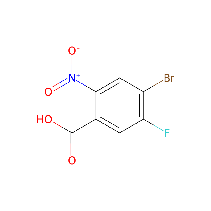 4-Bromo-5-fluoro-2-nitrobenzoic acid - ≥98% CAS No(1020717-99-0) by Aladdin Scientific