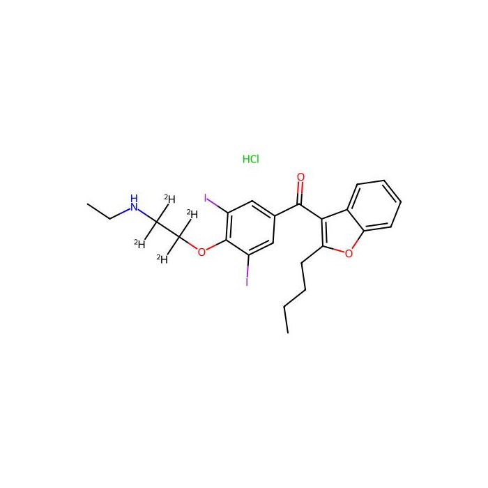 (2-Butyl-1-benzofuran-3-yl)-[3,5-diiodo-4-[1,1,2,2-tetradeuterio-2-(ethylamino)ethoxy]phenyl]methanone;hydrochloride -  CAS No(1189960-80-2) by Aladdin Scientific