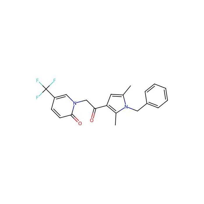 1-(2-(1-benzyl-2,5-dimethyl-1H-pyrrol-3-yl)-2-oxoethyl)-5-(trifluoromethyl)-1,2-dihydropyridin-2-one - ≥99% CAS No(870762-83-7) by Aladdin Scientific