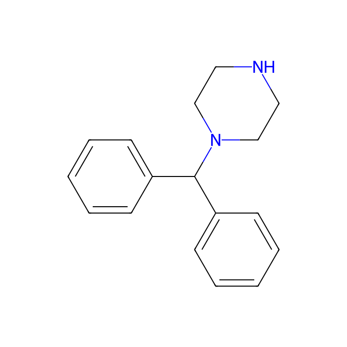 1-Benzhydrylpiperazine - ≥98%(GC) CAS No(841-77-0) by Aladdin Scientific