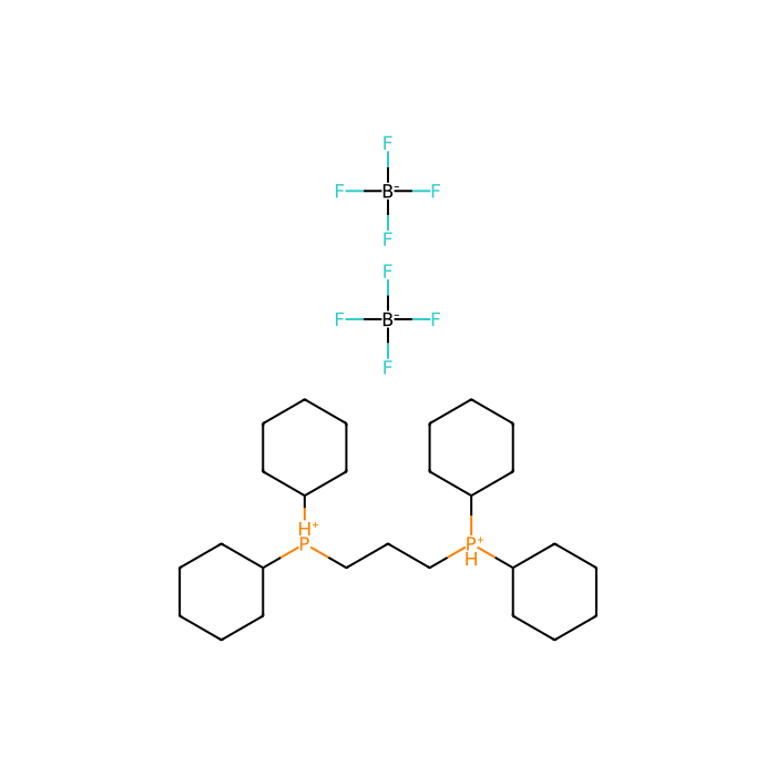 1,3-Bis(dicyclohexylphosphino)propane bis(tetrafluoroborate) - ≥97% CAS No(1002345-50-7) by Aladdin Scientific