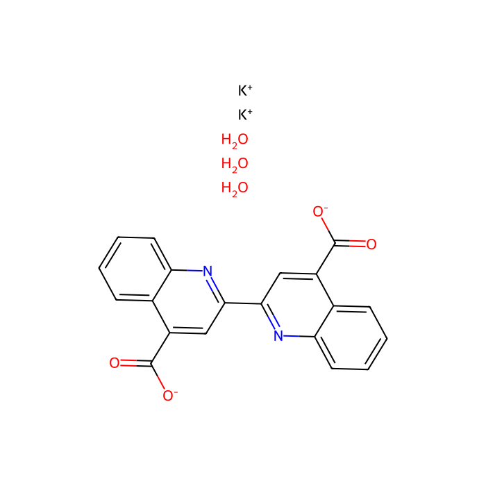 2,2′-Biquinoline-4,4′-dicarboxylic acid dipotassium salt trihydrate - ≥99% CAS No(207124-63-8) by Aladdin Scientific