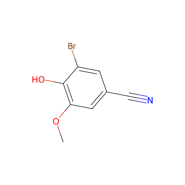 3-Bromo-4-hydroxy-5-methoxybenzonitrile - ≥98%(GC) CAS No(52805-45-5) by Aladdin Scientific