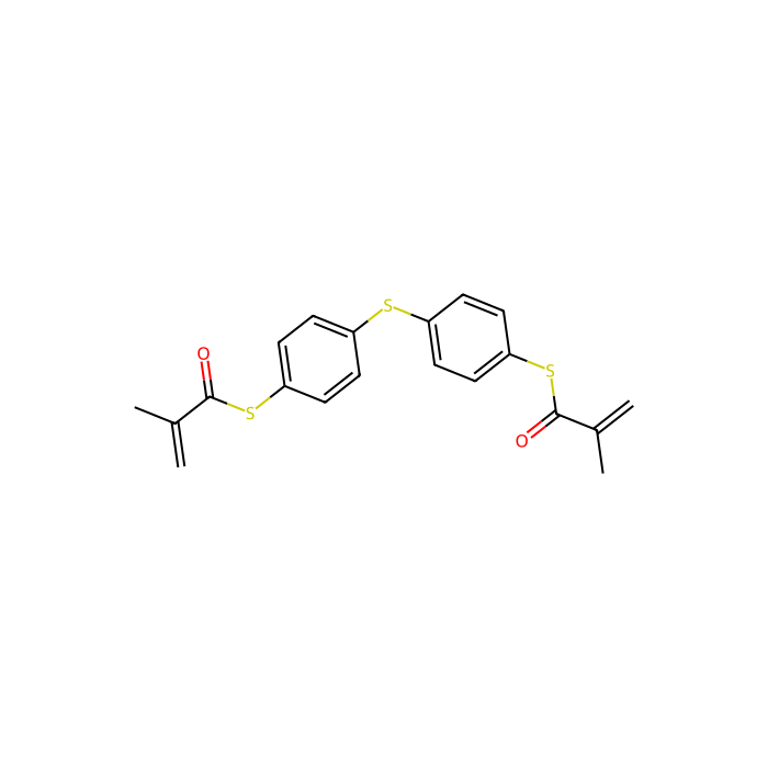Bis(4-methacryloylthiophenyl) Sulfide - ≥97%(HPLC) CAS No(129283-82-5) by Aladdin Scientific