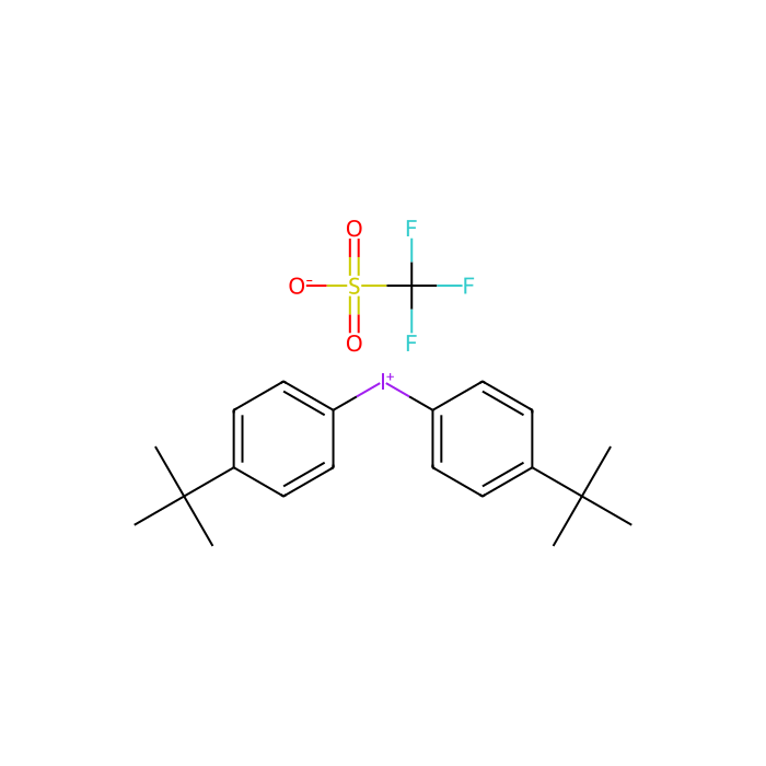 Bis(4-tert-butylphenyl)iodonium Trifluoromethanesulfonate - ≥98% CAS No(84563-54-2) by Aladdin Scientific