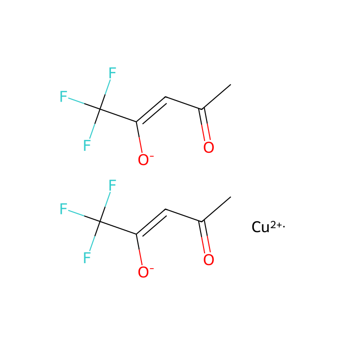 Bis(trifluoro-2,4-pentanedionato)copper(II) - ≥98%(T) CAS No(23677-93-2) by Aladdin Scientific