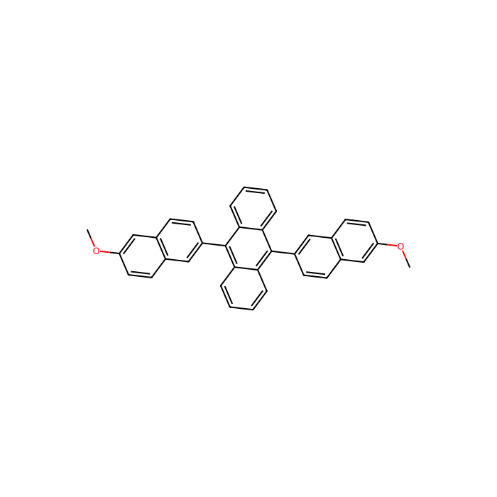 9,10-Bis(6-methoxy-2-naphthyl)anthracene - ≥97% CAS No(235099-48-6) by Aladdin Scientific