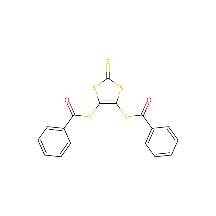 4,5-Bis(benzoylthio)-1,3-dithiole-2-thione - ≥98%(T) CAS No(68494-08-6) by Aladdin Scientific