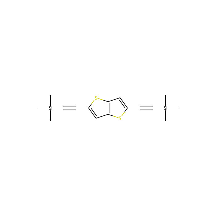2,5-Bis[(trimethylsilyl)ethynyl]thieno[3,2-b]thiophene - ≥97% CAS No(139896-65-4) by Aladdin Scientific
