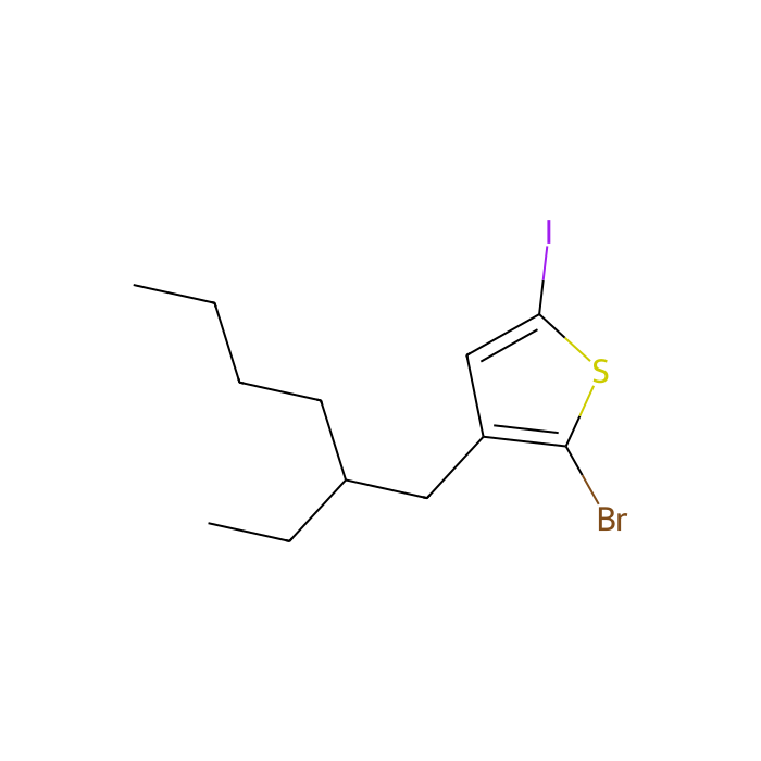 2-Bromo-3-(2-ethylhexyl)-5-iodothiophene (stabilized with Copper chip) - ≥97% CAS No(1034352-30-1) by Aladdin Scientific