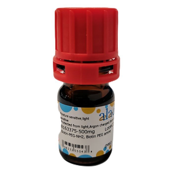 Biotin-PEG-NH2, Biotin PEG amine - MW 600 Da  by Aladdin Scientific