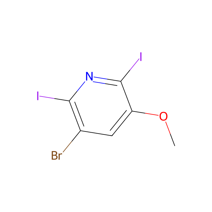 3-Bromo-2,6-diiodo-5-methoxypyridine - ≥98% CAS No(1040682-61-8) by Aladdin Scientific