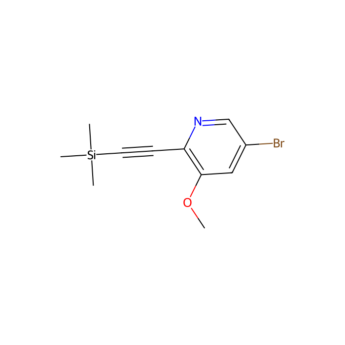 5-Bromo-3-methoxy-2-((trimethylsilyl)ethynyl)pyridine -  CAS No(1087659-23-1) by Aladdin Scientific