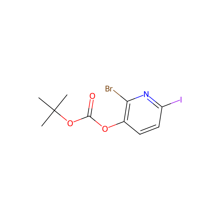 2-Bromo-6-iodopyridin-3-yl tert-butyl carbonate -  CAS No(1087659-26-4) by Aladdin Scientific