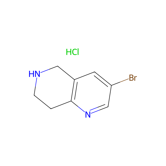 3-Bromo-5,6,7,8-tetrahydro-1,6-naphthyridine hydrochloride -  CAS No(1159010-96-4) by Aladdin Scientific