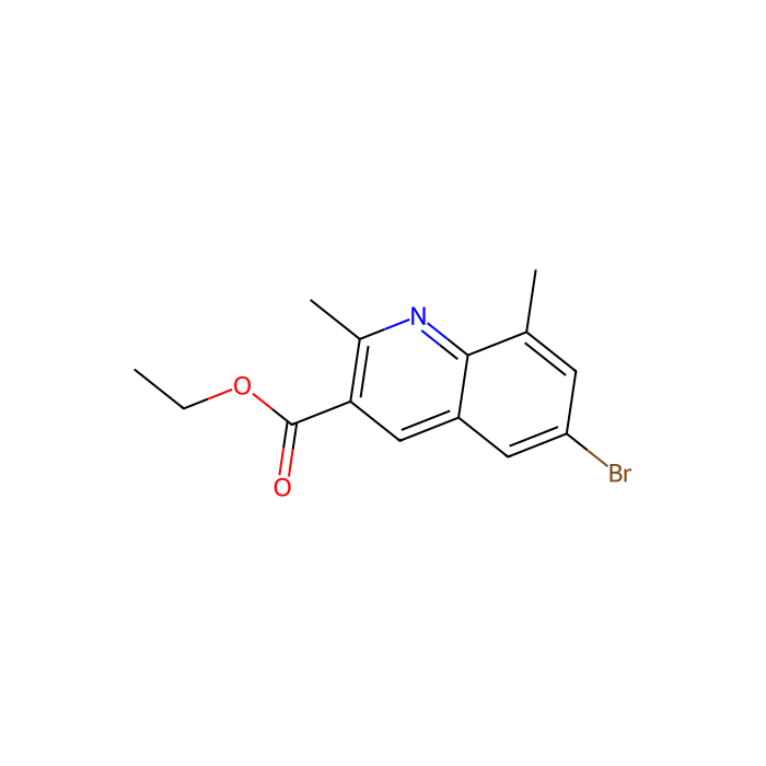 6-Bromo-2,8-dimethylquinoline-3-carboxylic acid ethyl ester - ≥98% CAS No(1189106-89-5) by Aladdin Scientific