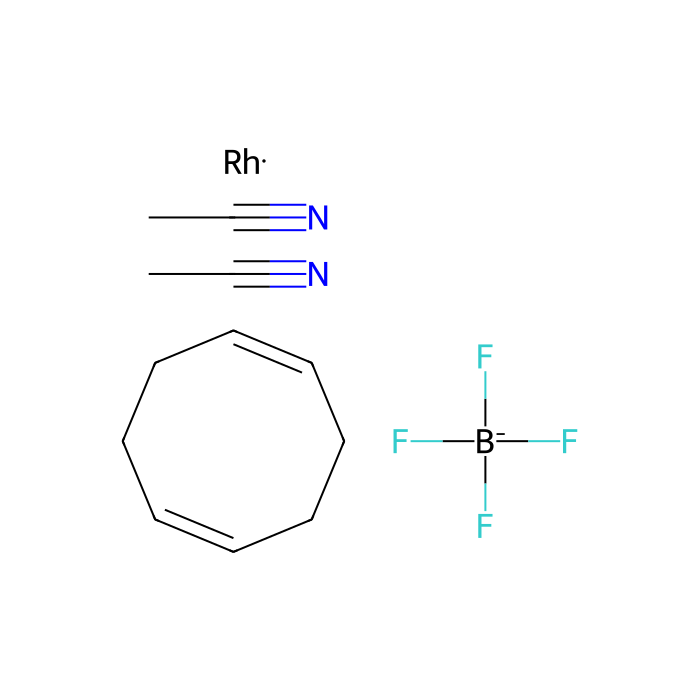 Bis(acetonitrile)(1,5-cyclooctadiene)rhodium(I)tetrafluoroborate - ≥98% CAS No(32679-02-0) by Aladdin Scientific