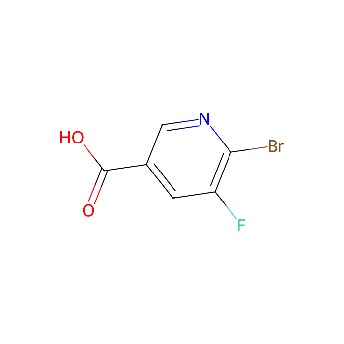 6-Bromo-5-fluoropyridine-3-carboxylic acid - ≥96% CAS No(38186-87-7) by Aladdin Scientific