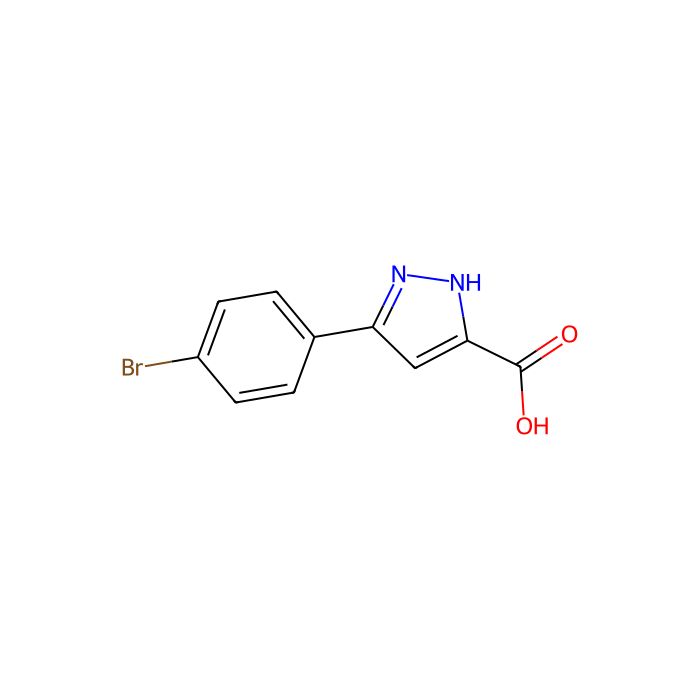 3-(4-Bromophenyl)-1H-pyrazole-5-carboxylic acid - ≥97% CAS No(46413-66-5) by Aladdin Scientific