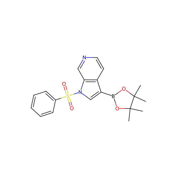 1-(benzenesulfonyl)-3-(4,4,5,5-tetramethyl-1,3,2-dioxaborolan-2-yl)-1H-pyrrolo[2,3-c]pyridine - ≥97% CAS No(1174038-65-3) by Aladdin Scientific