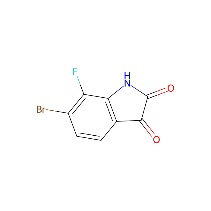 6-bromo-7-fluoro-2,3-dihydro-1H-indole-2,3-dione - ≥97% CAS No(1336963-95-1) by Aladdin Scientific