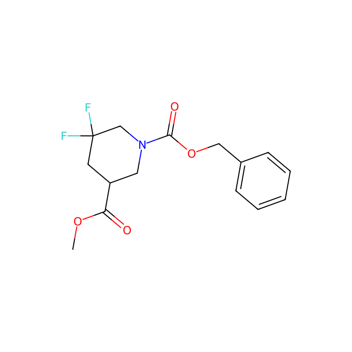 1-benzyl 3-methyl 5,5-difluoropiperidine-1,3-dicarboxylate - ≥97% CAS No(1356338-60-7) by Aladdin Scientific