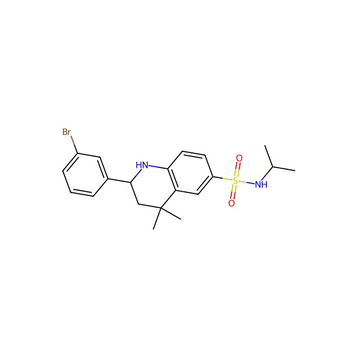2-(3-bromophenyl)-4,4-dimethyl-N-(propan-2-yl)-1,2,3,4-tetrahydroquinoline-6-sulfonamide - ≥97% CAS No(1391609-03-2) by Aladdin Scientific